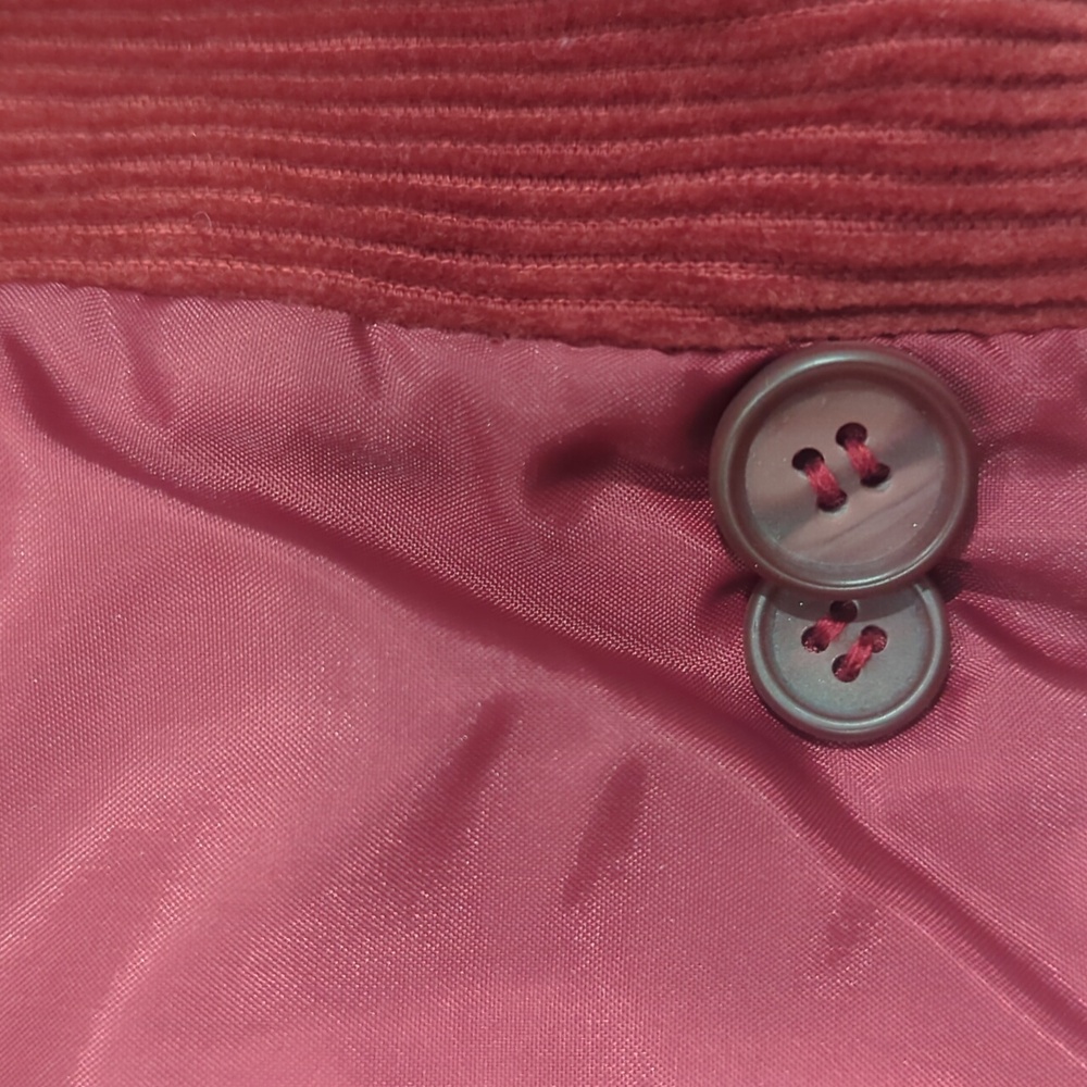 Mulberry Street Women's Corduroy Blazer Wine Hue Academia Preppy Vintage Boho - Picture 12 of 15